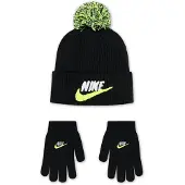 Nike Kids Nan Club Chenille Peak Beanie Noir 4-7 Years Enfants