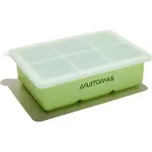 Muitomas Moules à glace en silicone XL, Bacs à glaçons + moules à glace, Vert, Blanc