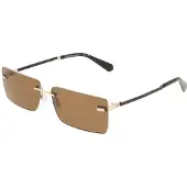 Calvin Klein Jeans Ckj25206s Sunglasses Marron Gold 10/CAT3 Homme