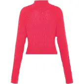 Mymo Cardigan rose foncé