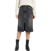 Lee Moto Skirt Gris 28 Femme