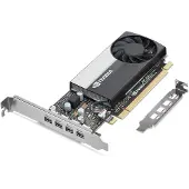 Lenovo NVIDIA T400E 4GB mini-DP*4 GDDR6 Graphics Card (4 Go, GDDR6), Carte graphique, Noir