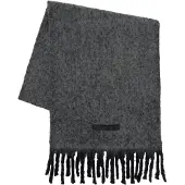 Pull&Bear Écharpe gris foncé / noir