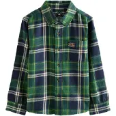 Superdry Chemise bleu marine / jaune / vert / blanc