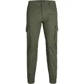 Jack & Jones Pantalon cargo 'JJIPaul JJFlake' vert foncé