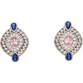 Gaya Boucles d'oreilles bleu / rose / argent