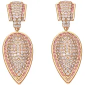 NAEMI Boucles d'oreilles or / rose