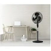 Taurus Ventilateur Sur Pied Greco 16 Cr Elegance 40 Cm 40w Noir