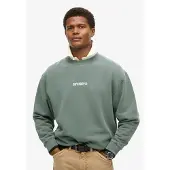 Superdry Sweat-shirt vert / blanc