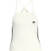 Adidas Originals Knitted Crochet Sleeveless Top Blanc M Femme