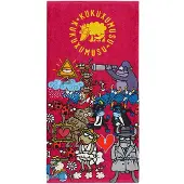 Otso Kukuxumusu Mix Kuku Microfiber Towel Rouge