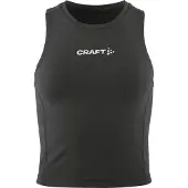 Craft Rush 2.0 Crop Top Femme - Noir