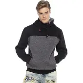 Cipo & Baxx Sweat-shirt gris chiné / noir