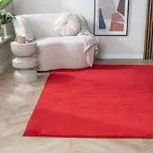 NATURL. Tapis lavable - Vivid Rouge | 200x280 cm | | Pile courte