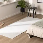 NATURL. Tapis de couloir doux à poils courts - Cozy Blanc | 80x300cm | Tapis de couloir | Pile courte