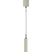 REV Suspension LED , variateur intégré, hauteur réglable de 37 à 163 cm, couleur beige