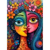 Alipson Puzzle Duo coloré Puzzle 1500 pièces jeu de puzzle