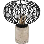 Globo Lampe de table Dorthy Country Black