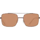 Helly Hansen Lunettes de soleil - - Rectangulaires - Marron - Protection 100% UVA/UVB - Taille 54-18-140
