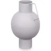 Gift Decor vase en acier convexe gris pastel