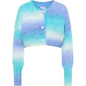 Mymo T-Shirt turquoise / violet / blanc