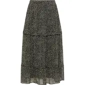 Dreimaster Jupe marron / vert / noir / blanc