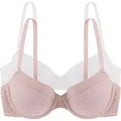 Dorina Soutien-gorge 'Louise' rose pastel / blanc