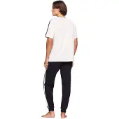 Tommy Hilfiger T-Shirt beige / bleu marine