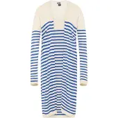 Dreimaster Maritim Cardigan bleu / blanc cassé