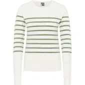Dreimaster Maritim Pull-over olive / blanc