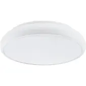 Eglo Plafonnier à LED Crosslink RIODEVA-C blanc H : 10,5 cm Ø 44,5 cm dimmable 2700-6500K avec fonction Connect