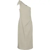 Vero Moda Jesmilo Sleeveless Midi Dress Beige M Femme