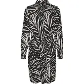Vero Moda Liva Long Sleeve Short Dress Noir S Femme