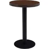 Syfax Table de bistro Marron foncé 50 cm MDF