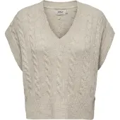 ONLY Pull-over 'ONLMelody' beige chiné