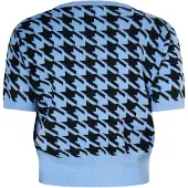 MyMo ROCKS Cardigan bleu clair / noir