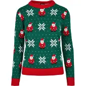 Urban Classics Santa Christmas Sweater Vert M Femme