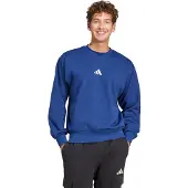 Adidas Sweat-shirt 'Essentials Feelcozy' bleu foncé / blanc