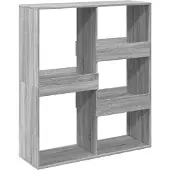 vidaXL Cloison de séparation sonoma gris 100x33x115 cm bois ingénierie