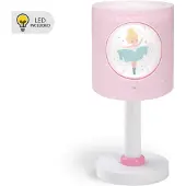 DALBER Lampe de table Princess Dance Lueur rose dans le noir