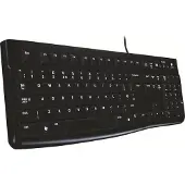 Logitech K120 for Business (DE, Filaire), Clavier, Noir