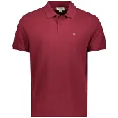 Calvin Klein Jeans Monogram Short Sleeve Polo Rouge XL Homme