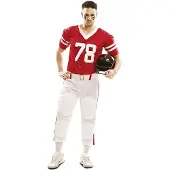 My Other Me Fun Company Rugby Player Costume Beige 3XL Enfants