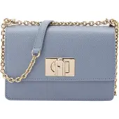 Furla Sac Bandoulière Mini 1927 Cuir Bleu
