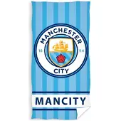 Fodbold Manchester City cotton beah towel (150 x 75 cm)