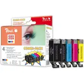 Peach PI100-140 cartouche d'encre 5 pc(s) Compatible Noir, Cyan, Photo noir, Jaune