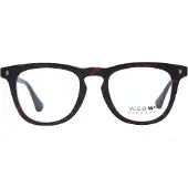 WEB EYEWEAR Lunettes de vue homme - - Havana - 49/20/150 - Acétate - Style casual - Ronde - Non polarisée - Transparent