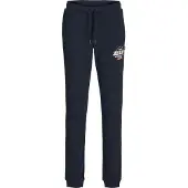 Jack & Jones Pantalon bleu marine / orange / blanc