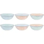 Bjorn Bol Pattern Ø21cm - 6 Pièces - Pastel