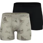 Odlo Active F-dry Graphic Boxers 2 Units Noir S Homme
